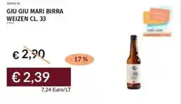 Prezzemolo e Vitale Giu giu mari birra weizen offerta