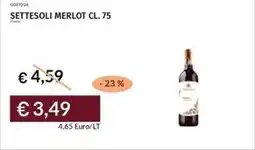 Prezzemolo e Vitale Settesoli merlot offerta