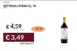 Prezzemolo e Vitale Settesoli syrah offerta