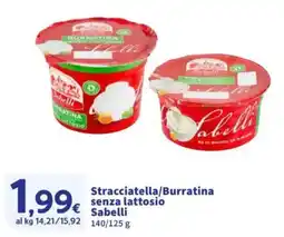 Sigma Stracciatella/Burratina senza lattosio Sabelli offerta