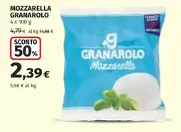 Ipercoop Mozzarella Granarolo offerta