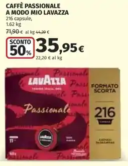 Ipercoop Caffè passionale a modo mio Lavazza offerta