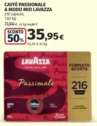 Caffè passionale a modo mio Lavazza