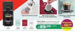 La Saponeria Polti Coffea, la macchina da caffè dal design moderno e compatto offerta