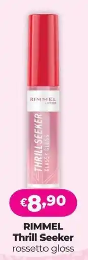 La Saponeria RIMMEL Thrill Seeker rossetto gloss offerta