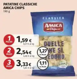 Ipercoop Patatine classiche Amica Chips offerta