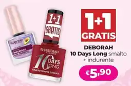La Saponeria DEBORAH 10 Days Long smalto + indurente offerta