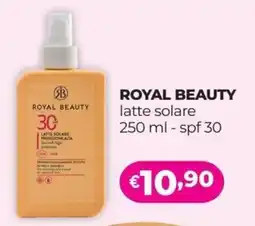 La Saponeria ROYAL BEAUTY latte solare spf 30 offerta