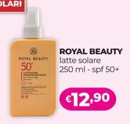 La Saponeria ROYAL BEAUTY latte solare spf 50+ offerta