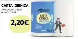 Ipercoop Gli spesotti carta igienica offerta