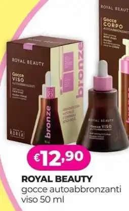 La Saponeria ROYAL BEAUTY gocce autoabbronzanti viso offerta