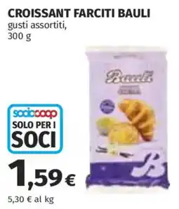 Ipercoop Croissant farciti Bauli offerta