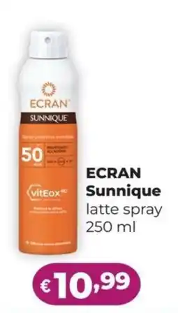 La Saponeria ECRAN Sunnique latte spray offerta