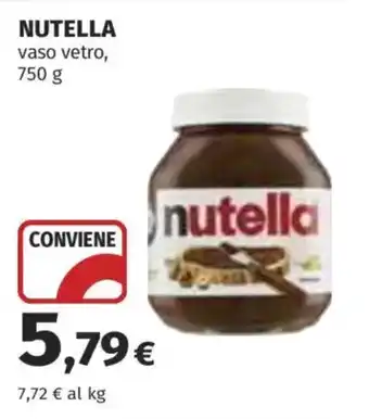 Ipercoop Nutella offerta