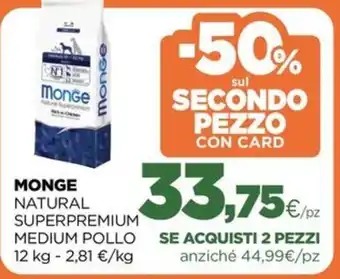 Monge natural superpremium medium pollo