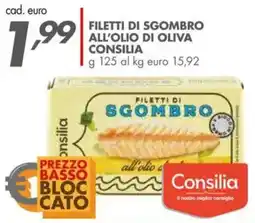 Italmark Filetti di sgombro all'olio di oliva consilia offerta