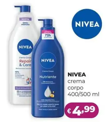 La Saponeria NIVEA crema corpo offerta