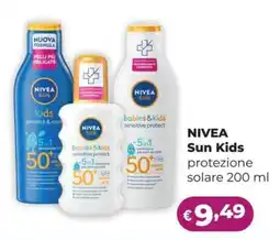 La Saponeria NIVEA Sun Kids protezione solare offerta