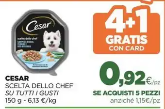 L´Isola dei Tesori Cesar scelta dello chef offerta