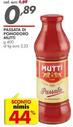 Italmark Passata di pomodoro mutti offerta