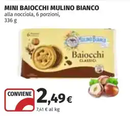 Ipercoop Mini baiocchi Mulino Bianco offerta