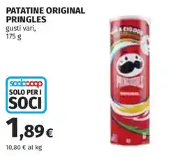 Ipercoop Patatine original Pringles offerta