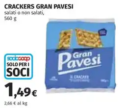 Ipercoop Crackers Gran Pavesi offerta