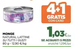 L´Isola dei Tesori Monge natural lattine offerta