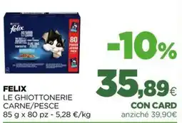 L´Isola dei Tesori Felix le ghiottonerie carne/pesce offerta