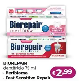 La Saponeria BIOREPAIR dentifricio, Peribioma, Fast Sensitive Repair offerta