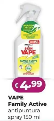 La Saponeria VAPE Family Active antipuntura spray offerta