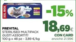 L´Isola dei Tesori Prevital sterilised multipack offerta