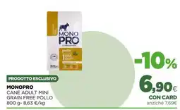 L´Isola dei Tesori Monopro cane adult mini grain free pollo offerta