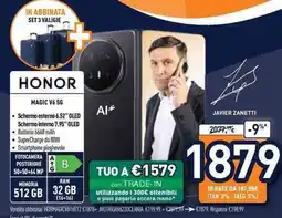 Unieuro HONOR MAGIC V6 5G offerta