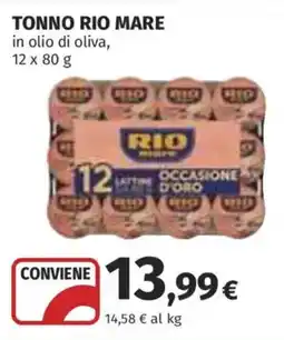 Ipercoop Tonno Rio Mare offerta