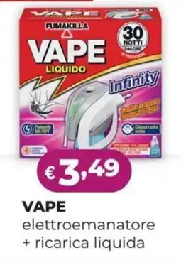 La Saponeria VAPE elettroemanatore + ricarica liquida offerta