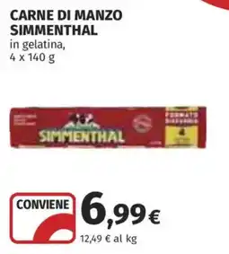 Ipercoop Carne di manzo Simmenthal offerta