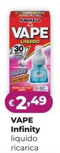 La Saponeria VAPE Infinity liquido ricarica offerta