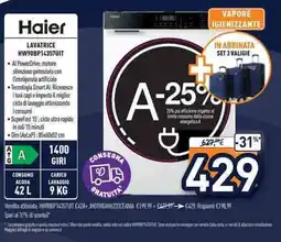 Unieuro Haier lavatrice HW90BP14357UIT offerta