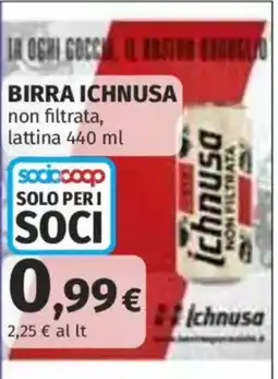 Ipercoop Birra Ichnusa offerta