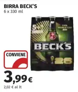 Ipercoop Birra Beck's offerta