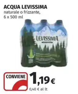 Ipercoop Acqua Levissima offerta