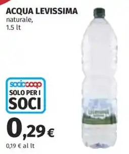 Ipercoop Acqua Levissima offerta