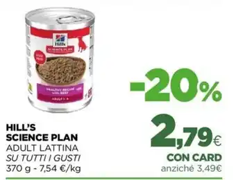 L´Isola dei Tesori Hill's science plan adult lattina offerta