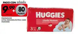Italmark Pannolini little movers/extra care huggies offerta