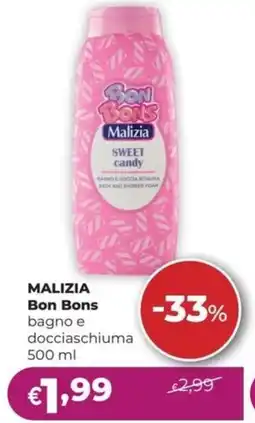 La Saponeria MALIZIA Bon Bons bagno e docciaschiuma offerta