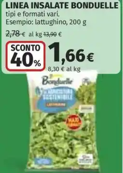 Ipercoop Linea insalate Bonduelle offerta