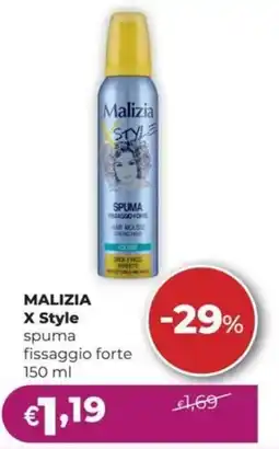 La Saponeria MALIZIA X Style spuma fissaggio forte offerta