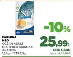 L´Isola dei Tesori Farmina n&d ocean adult neutered aringa e arancia offerta