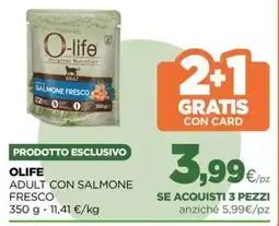 L´Isola dei Tesori Olife adult con salmone fresco offerta